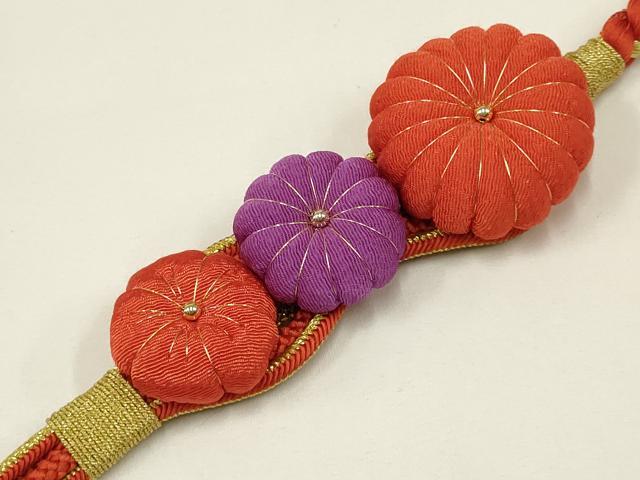 平和屋着物○和装小物 帯締め10本 泥染 高麗組 くみひも 金糸