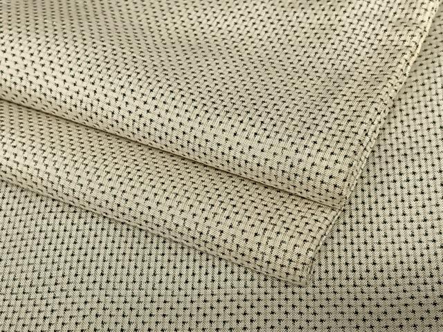 平和屋着物●本場大島紬　白大島　一元絣　正絹　逸品　AAAV7045zg