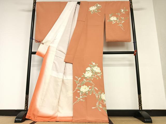 平和屋着物○本加賀友禅作家 談議所栄二 訪問着 枝花