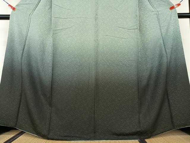 平和屋着物○黄金糸 訪問着 花唐草文 暈し染め 正絹 逸品