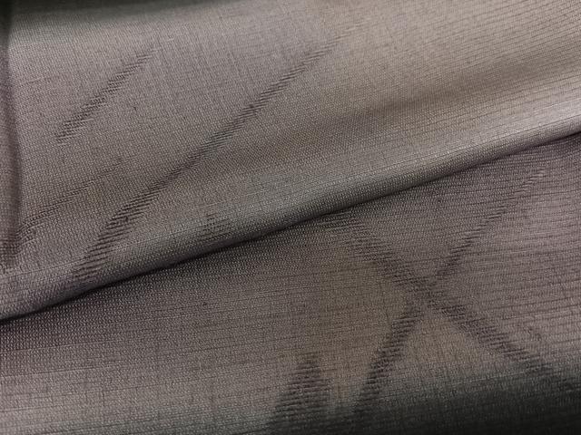 平和屋着物○訪問着 作家物 紬地 市松文様 正絹 逸品 AAAV7073zg