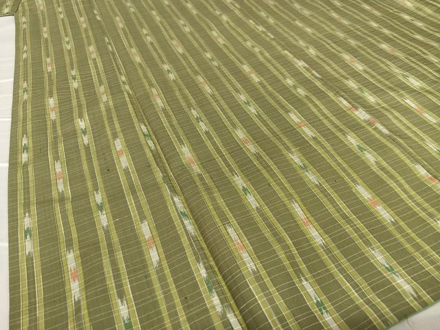 平和屋着物○上質な紬 間道 正絹 逸品 AAAV7137zg