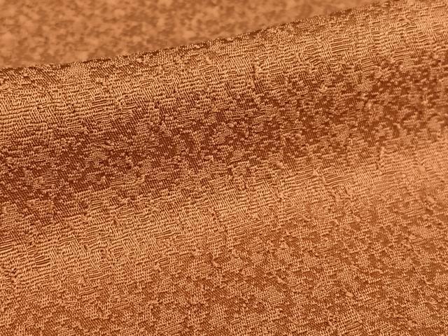 平和屋着物○上質な色無地 紋意匠 紅樺色 正絹 逸品 未使用