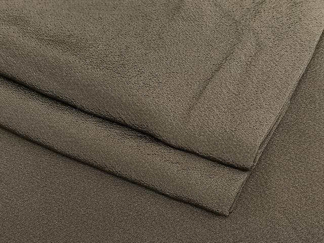 平和屋着物●上質な色無地　生壁色　正絹　逸品　AAAV7170zg