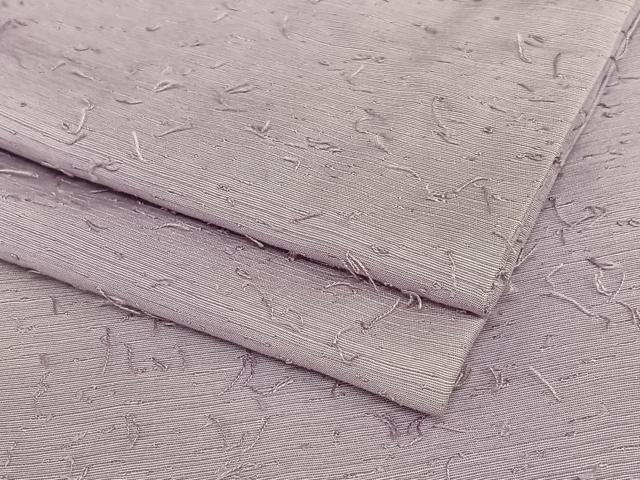 平和屋着物●髭紬　色無地　浅紫色　正絹　逸品　AAAV7179zg