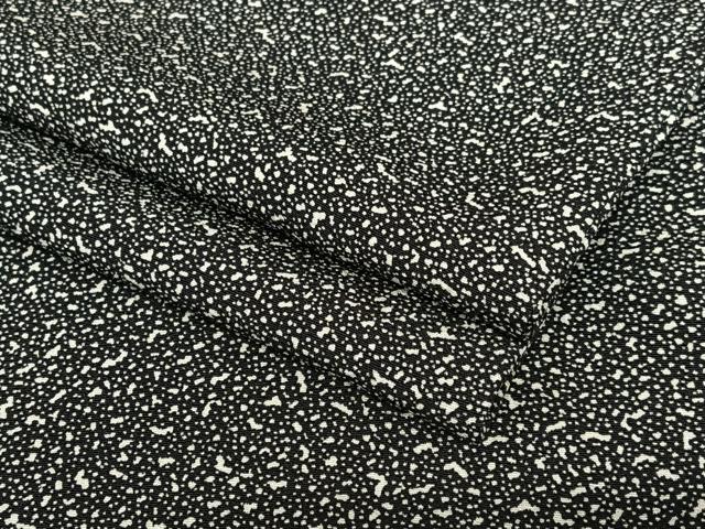 平和屋着物●上質な小紋　たたき染め　黒地　三越扱い　正絹　逸品　AAAV7257zg