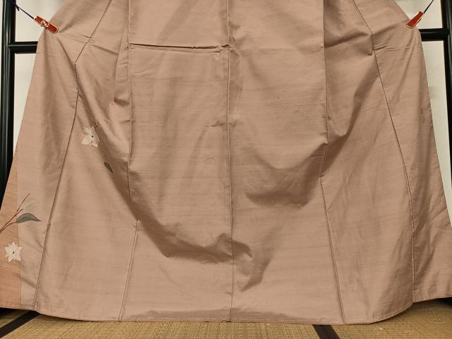 平和屋本店□極上 西陣 宮階織物 宮繍苑 里葉 訪問着