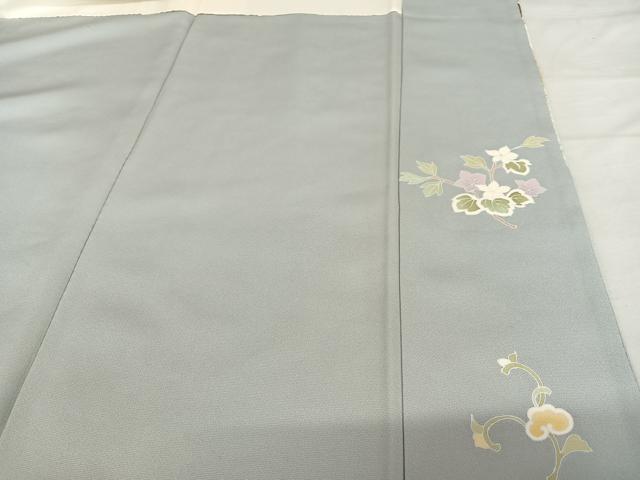 平和屋着物○訪問着 友禅 駒刺繍 舞花文 金彩 正絹 逸品 AAAV7462zg 