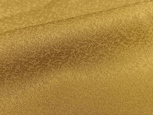 平和屋着物○上質な色無地 紋意匠 黄土色 正絹 逸品 未使用