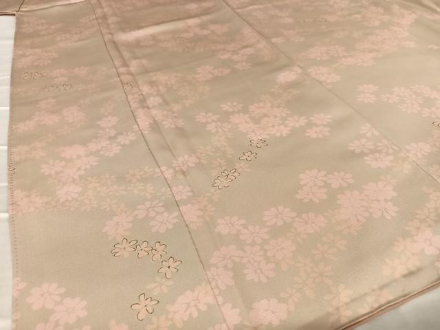 平和屋着物○上質な小紋 手描き 舞花文 正絹 逸品 AAAV7513zg