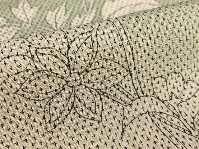 平和屋着物○白鷹お召 訪問着 手描き 枝花文 暈し染め 正絹