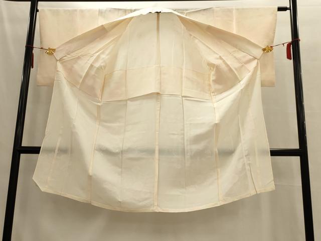 平和屋着物□長襦袢 無双仕立て 枝花文 暈し染め 正絹 逸品