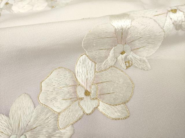 ♦︎きもの結♦︎訪問着　総刺繍　束ね熨斗花文　暈し染め　未使用　正絹♦︎sa023 ♦︎きもの結♦︎訪問着 総刺繍 束ね熨斗花文 暈し染め 未