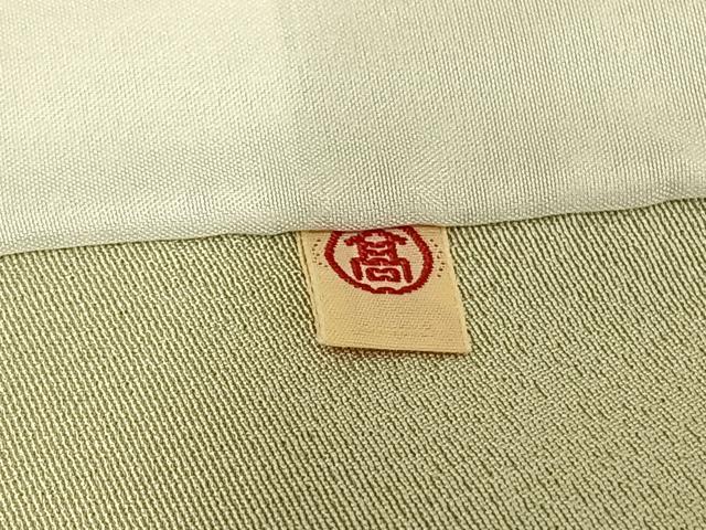 平和屋着物▽訪問着 単衣 駒刺繍 花唐草文 金彩 高島屋扱い