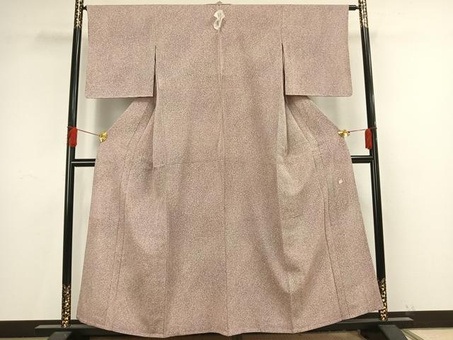 平和屋着物▽本薪蝋染工芸作家 木村勝美 小紋 単衣 霞