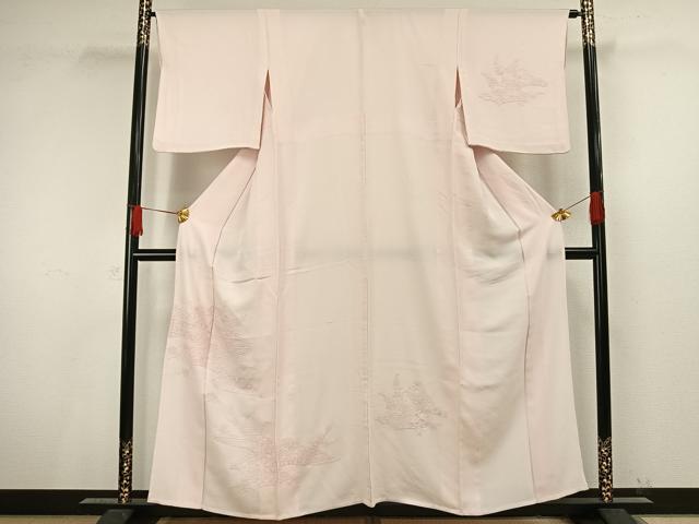 平和屋着物○無地絵羽訪問着 中国三大刺繍 汕頭刺繍 スワトウ