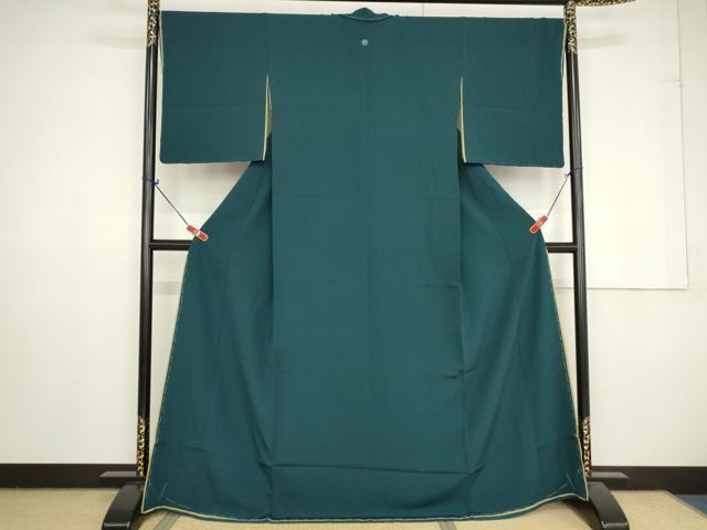 平和屋着物●上質な色無地　百入茶色　やまと誂製　正絹　逸品　未使用　AAAV8882ma