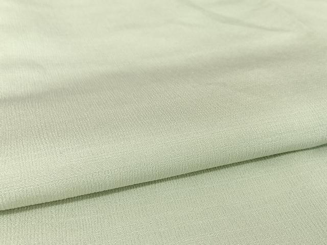平和屋着物○上質な色無地 白緑色 正絹 逸品 AAAV9006np