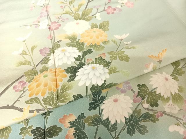 ［3414］訪問着 美品 十日町友禅作家 一梗 落款有 三越 正絹 着物 袷 楽天市場】十日町友禅 訪問着の通販