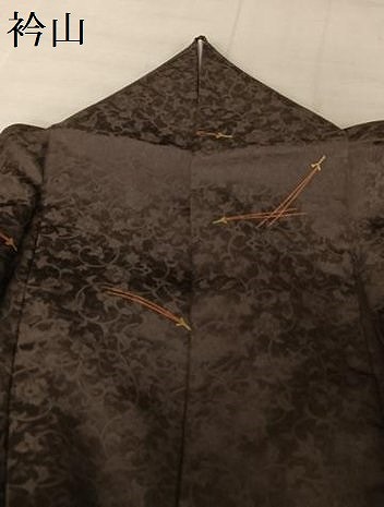 平和屋着物○上質な小紋 敷松葉 花唐草地紋 正絹 逸品 AAAV9060np