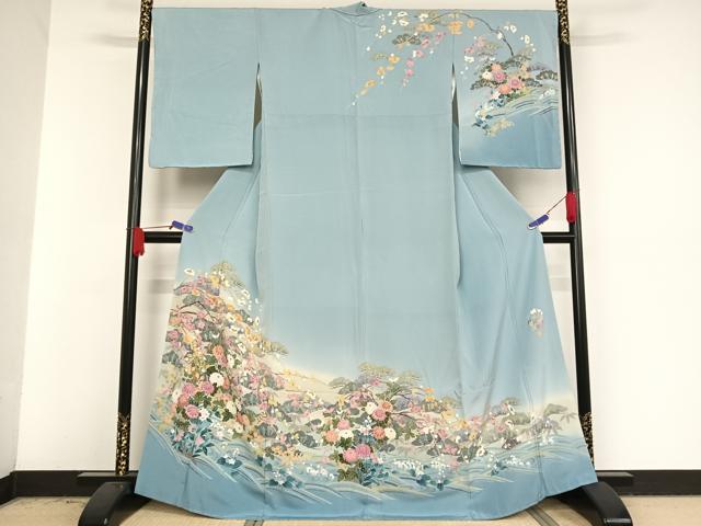 訪問着単品 847F 友禅 作家物 卒業式 結婚式 お宮参り 訪問着単品