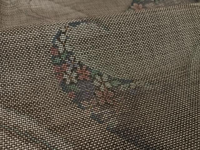 平和屋着物●本場大島紬　9マルキ　総絣　扇花文　正絹　逸品　AAAV9129np 平和屋着物○本場大島紬 9マルキ 総絣 扇花文 正絹 逸品 AAAV9129np