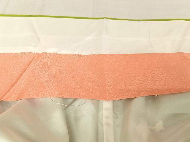 平和屋着物○創業460年・千總 訪問着 駒刺繍 花筏 金糸