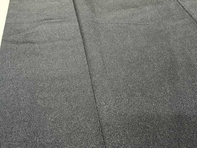 平和屋着物○訪問着 江戸小紋 蜃気楼 鮫小紋柄 暈し染め 正絹