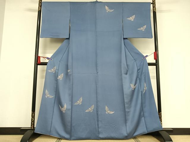 正絹藤娘付下　Lサイズ 斉藤三才の付下 tomihisa 新品 斉藤三才 落款 着物“三才の飛翔…ひと度