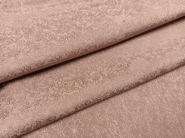 平和屋着物●上質な色無地　草花地紋　鴇浅葱色　やまと誂製　正絹　逸品　未使用　AAAV9398ph