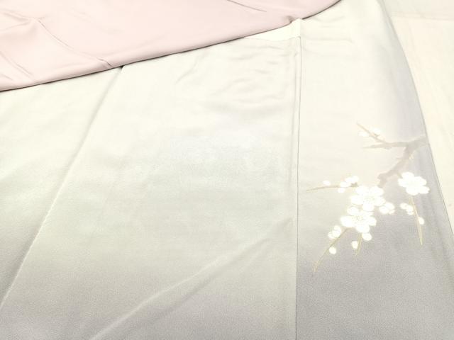 平和屋着物○豪華色留袖 地紙枝花文 正絹 逸品 AAAV9405ph