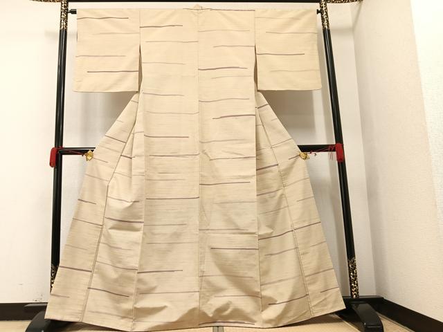 平和屋着物○上質な紬 間道 正絹 逸品 AABA4334ph 平和屋着物○