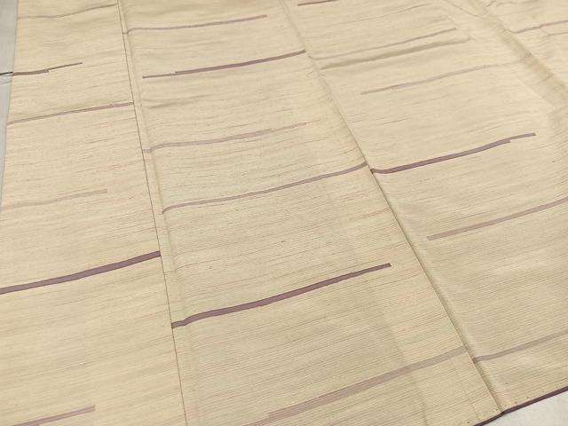 平和屋着物○上質な紬 段違い 正絹 逸品 AAAV9422ph