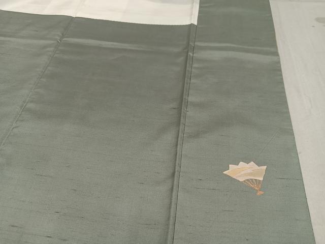 平和屋着物○訪問着 作家物 楽器文 暈し染め 金彩 正絹 逸品