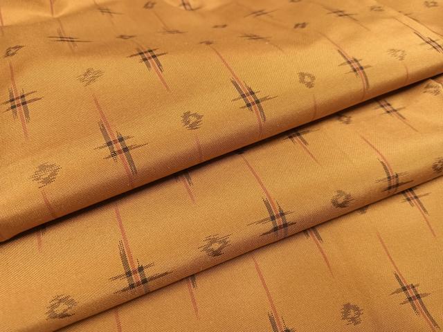 平和屋着物●本場琉球絣　紬　正絹　逸品　未使用　AAAW0042ph