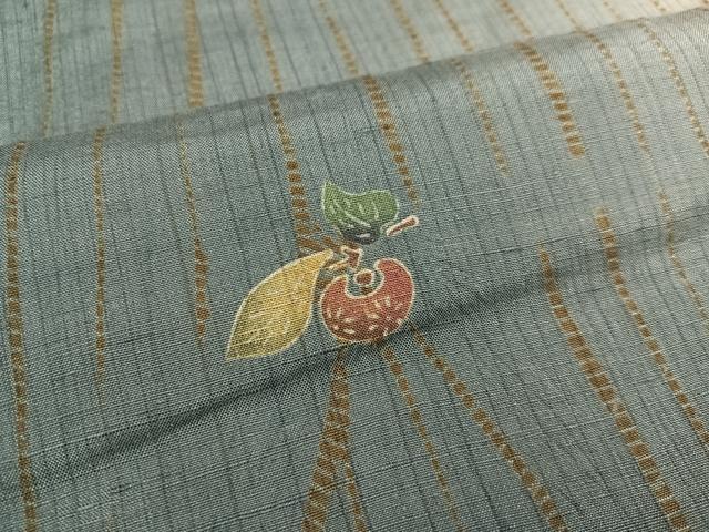 平和屋着物○伝統工芸士 七代目 吉澤与市 小紋 紬地 型