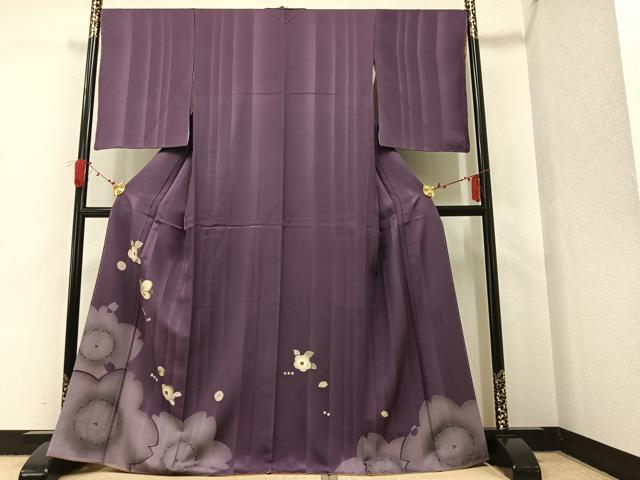 平和屋着物●訪問着　舞花文　桜　正絹　逸品　未使用　AAAW0071ph