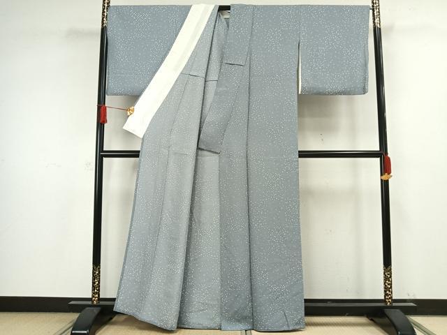 平和屋着物▽上質な小紋　単衣　幾何学文様　正絹　逸品　AAAW1257fy 平和屋着物▽上質な小紋 単衣 風景花文 正絹 逸品 AAAZ9211fy 【公式通販】