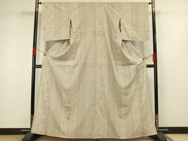 平和屋着物▽本塩沢　単衣　110亀甲　総詰め　正絹　逸品　DAAS0067az 平和屋着物▽本塩沢 単衣 110亀甲 総詰め 正絹 逸品 DAAS0067az