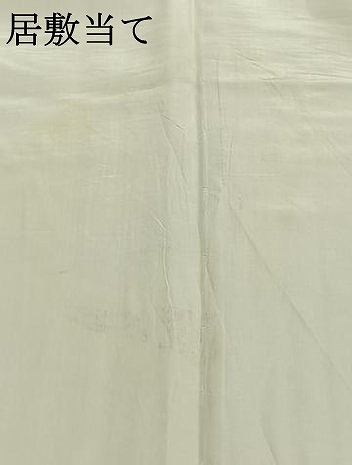 平和屋着物▽本塩沢　単衣　市松文様　正絹　逸品　AAAW1326fy_6