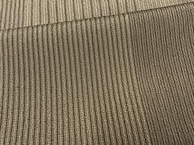 平和屋着物▽本塩沢 単衣 市松文様 正絹 逸品 AAAW1326fy