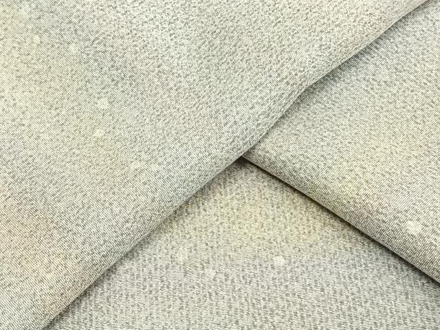 平和屋着物▽上質な小紋　単衣　霞文　正絹　逸品　AAAW1332fy