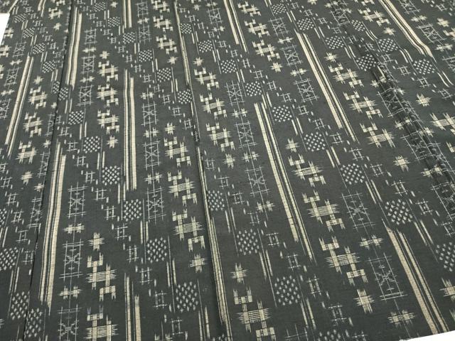 平和屋着物▽訪問着 単衣 幾何学文様 正絹 逸品 AAAW1373fy