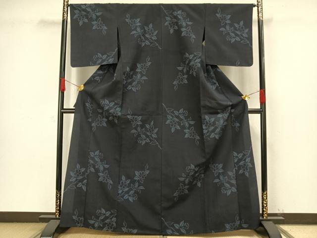 平和屋着物○江戸小紋 草木染 鮫小紋柄 正絹 逸品 CAAS7106yc 平和屋着物