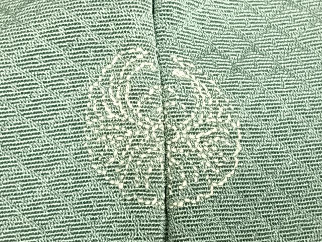 平和屋着物▽訪問着　単衣　中国三大刺繍　汕頭刺繍　スワトウ刺繍　地紙花文　金彩　正絹　逸品　AAAW1707fy_6