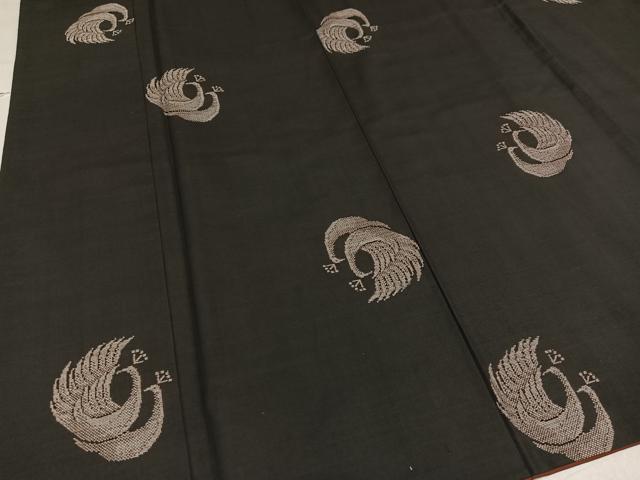 平和屋着物○本場大島紬 地空 群鳥文 正絹 逸品 AAAW1838ph - www