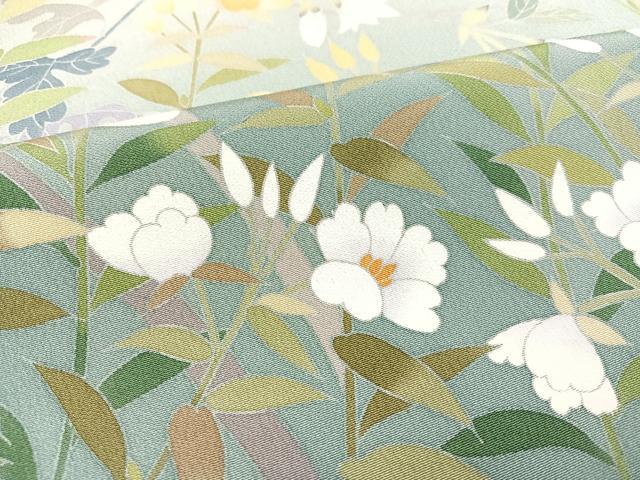 平和屋着物○訪問着 作家物 枝花文 暈し染め やまと誂