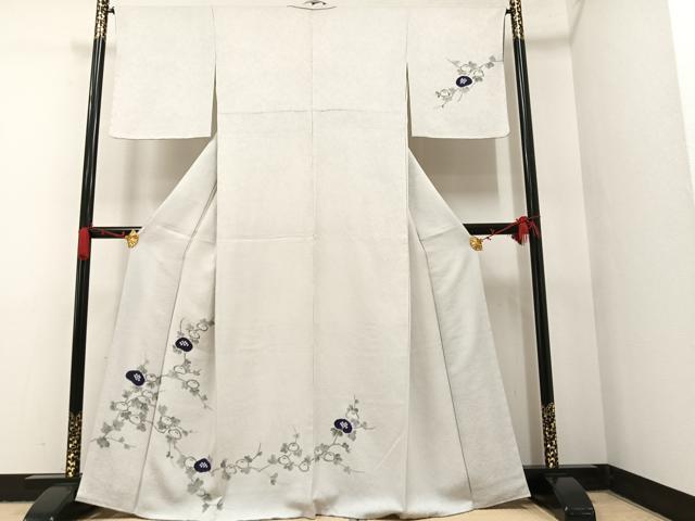 平和屋着物○本場大島紬 訪問着 絞り 箔散らし文 正絹 逸品 未使用