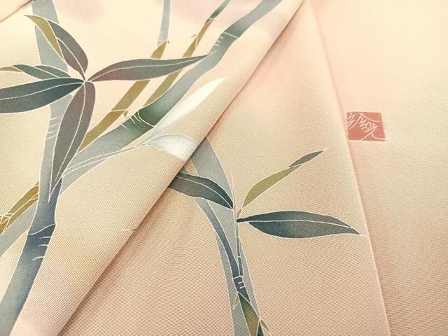 平和屋着物●訪問着　友禅　作家物　笹竹文　暈し染め　正絹　逸品　AAAW1868ph