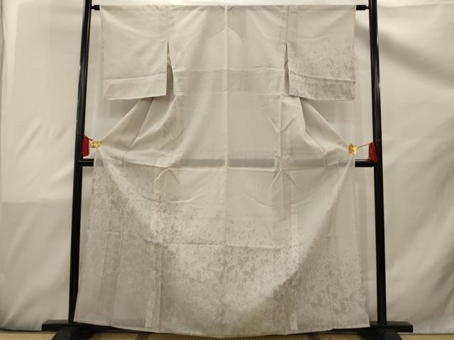 平和屋着物＊夏物　訪問着　結城紬　夏結城　舞蝶文　正絹　逸品　未使用　AAAW2156sx